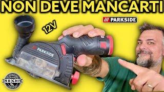 The new 12V Parkside Performance rechargeable Lidl mini angle grinder is almost perfect