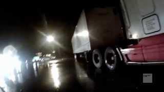 (Trucker Fail) Trolling a Chinese driver who's Trailer Falls off Rig and Blocked Road