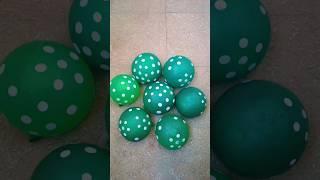 Green water colour balloon popping and reversing #shorts #viral #trending #asmr #sr