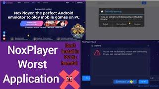 don't use NoxPlayer  ( worst Application ) || shruti098