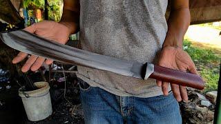 Knife Making- Forging A Hunting Machete Knife