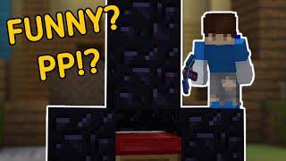 We Made Minecraft Bedwars SO FUNNY!