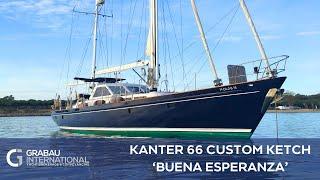 1996 KANTER 66 CUSTOM KETCH 'Buena Esperanza' | Sailing Yacht for sale with Grabau International