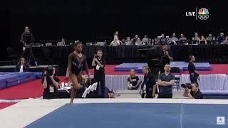 Simone Biles - Triple Twisting Double Back! - Floor - 2019 Nationals Day 2