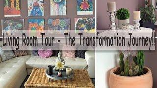 Living Room Tour- The Transformation Journey (Living Room Decorating And Organization Ideas