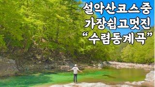 버스 타고 쉽게 가서 설악산의 가장 아름다운 계곡을 즐겨보세요! “수렴동계곡 트레킹”