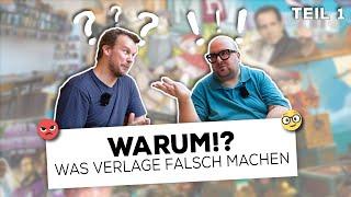 Was Brettspiel-Verlage falsch machen...  Kritik und Antworten