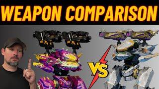 War Robots Hwangje vs Prisma - WR Weapon comparison