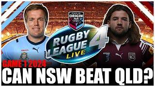 Can the New South Wales Blues Beat the Queensland Maroons in Origin 1? | Rugby League Live 4