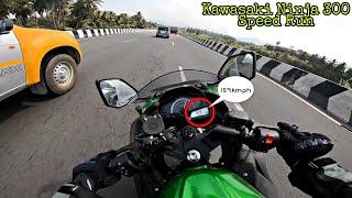 Kawasaki Ninja 300 Speed Highway Run | Deadly bike !