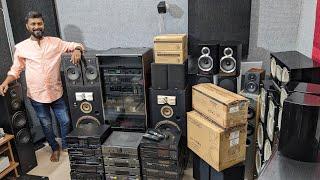  VINTAGE STEREO AMPLIFIER & SPEAKERS @ LOW COST FOR STEREO LOVERS PH:7019990291