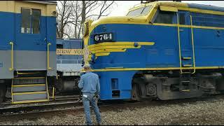 Cab ride in a Alco FPA-4 on the New York and lake Erie railroad.