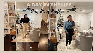 A day in the life of a Real Estate Agent in Houston Texas | amy rivas realtor #realtorlife