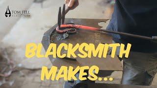 Blacksmith makes... forging a trivet