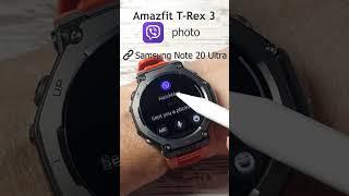 Amazfit T-Rex 3 receiving a Photo in a Viber message #amazfittrex3