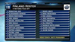 Finland roster unveiled for 4 Nations Face-off 