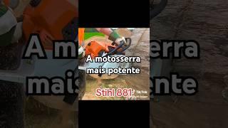 A motosserra mais potente de 2024, A poderosa Stihl Ms 881.