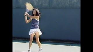 Mari Iijima Plays Tennis - May 2, 2000