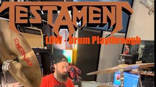 Testament - Low (Drum Playthrough by Roy Chen)