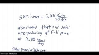 Solar System Design Notes