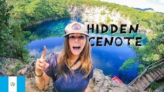 It was TOUGH getting to this HIDDEN CENOTE in GUATEMALA  [Vlog 34]