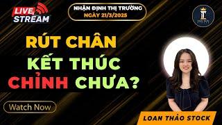 Chứng Khoán Hôm Nay | Nhận Định Thị Trường | Rút Chân | Kết Thúc Chỉnh Chưa