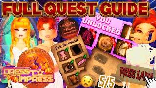 FULL GUIDE ON HOW TO COMPLETE The LANA LORE QUESTS In Dress To Impress Halloween UPDATE!