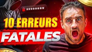  10 ERREURS FATALES EN CRYPTO : COMMENT PERDRE TOUT TON ARGENT ?