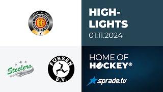 01.11.2024 - Highlights - Bietigheim Steelers vs. EV Füssen