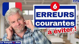 ️6 ERREURS à connaitre pour améliorer ton FRANÇAIS 