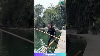 This Woman's Balance Skills are INSANE! #balance #amazing #china #water