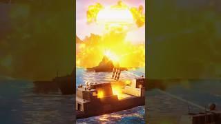 INCOMING NUKE BOOMMM MODERN WARSHIPS #shorts #youtube