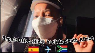 FLYING DURING COVID-19 PANDEMIC || REPATRIATION FLIGHT TO SOUTH AFRICA (Barcelona to South Africa)