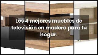 Mueble tv madera: Los 4 mejores muebles de televisión en madera para tu hogar. ?