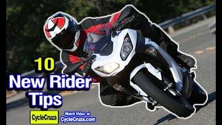 10 Tips For NEW Motorcycle Riders