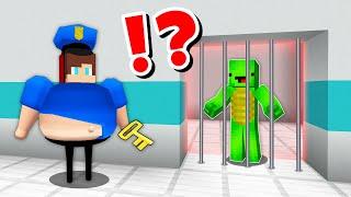 JJ and Mikey VS ROBLOX BARRY'S PRISON RUN CHALLENGE in Minecraft / Maizen animation