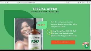 CBD Oil Nigeria - Portfolio Website Design by KennethBen com
