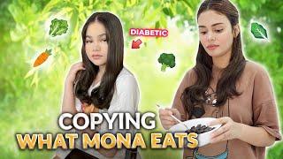 COPYING WHAT MONA EATS FOR A DAY! | IVANA ALAWI