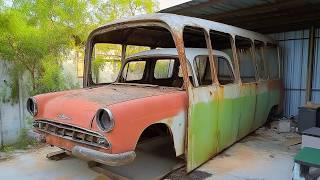 Man Builds a Bus from Old Car Parts in 90 Days | Start to Finish by @TiuLuquinha