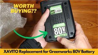 XAVITO Replacement for Greenworks 80V Battery 3000mAh, Compatible with Greenworks 80V - Worth It?