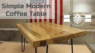 Simple Modern Coffee Table - Tutorial