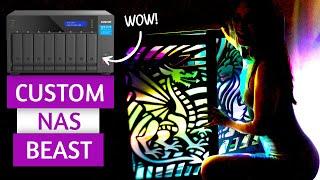 Next-Level Custom NAS Cabinet Build for My QNAP TVS-h874