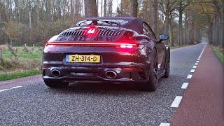 Porsche 992 Carrera 4S with Akrapovic Exhaust & TechArt Details! Revs, Driving, Visual Review!