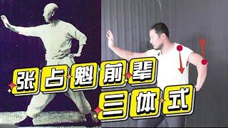 What is the mystery Zhang Zhankui San ti shi（三体式）(形意八卦前辈张占魁：三体式有何玄机！)