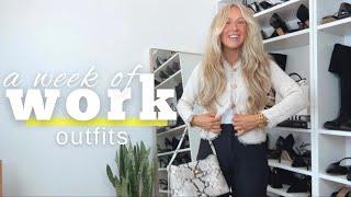 WHAT I WORE TO WORK  | Business Casual Outfit Ideas Fall 2024