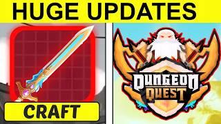 New HUGE CHANGES COMING Dungeon Quest