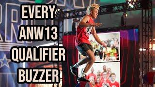 Every Qualifier Buzzer in ANW Season 13 | NINJA EMPIRE 