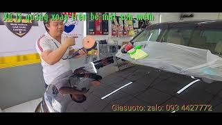 Cách đánh bóng xử lý quầng xoáy trên bề mặt sơn mềm ( Giasuoto: zalo:093 4427772)