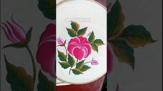 Beautiful Flower Painting #art #fabricart #painting #fabricpainting #drawing #shorts
