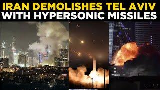 LIVE | Iran BOMBARDS Tel Aviv 4th Time With Hypersonic Missiles; Buildings Flatted, 20+ Casualties